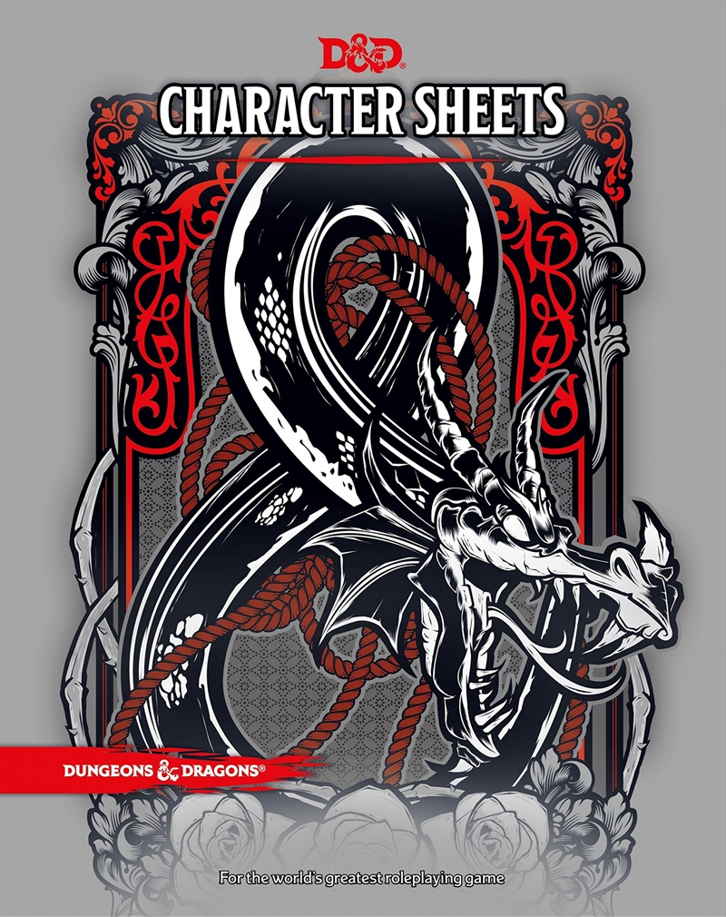 D&D Dungeons & Dragons Character Sheets/Product Detail/Board Games