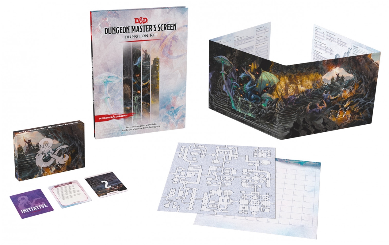 D&D Dungeons & Dragons Masters Screen Dungeon Kit/Product Detail/Board Games