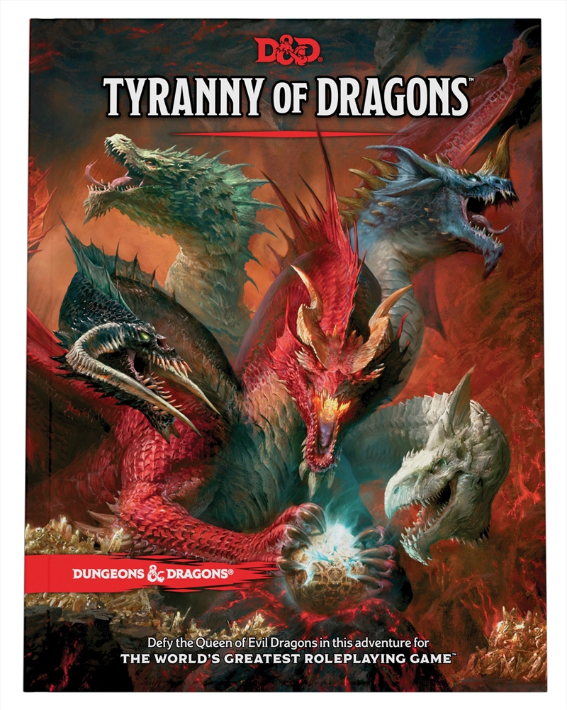 D&D Dungeons & Dragons Tyranny of Dragons Hardcover/Product Detail/Board Games