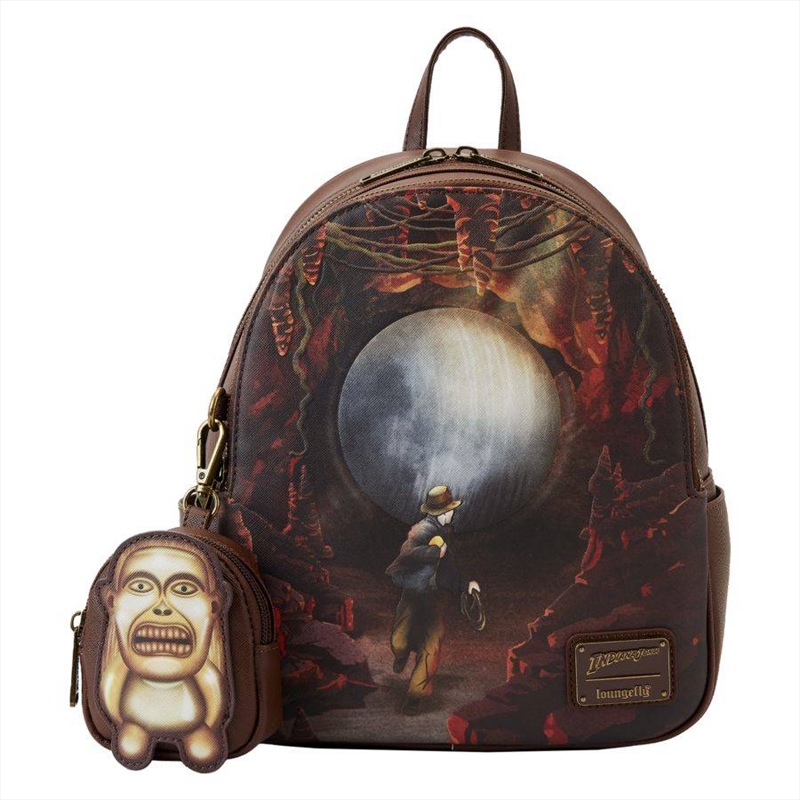 Loungefly Indiana Jones: Raiders of the Lost Ark - Boulder Scene Mini Backpack with Coin Purse/Product Detail/Bags