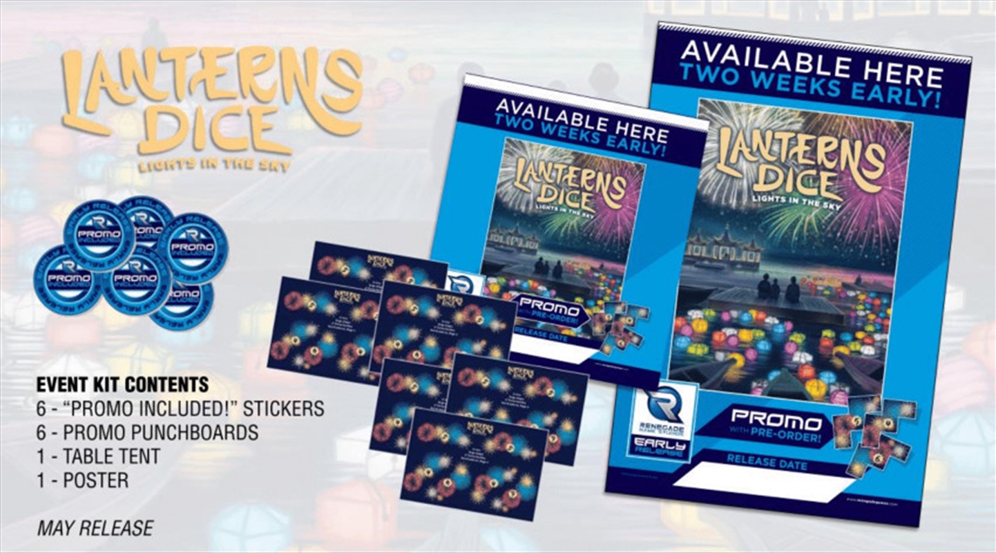 Lanterns Dice - Lights in the Sky Release Kit/Product Detail/Board Games