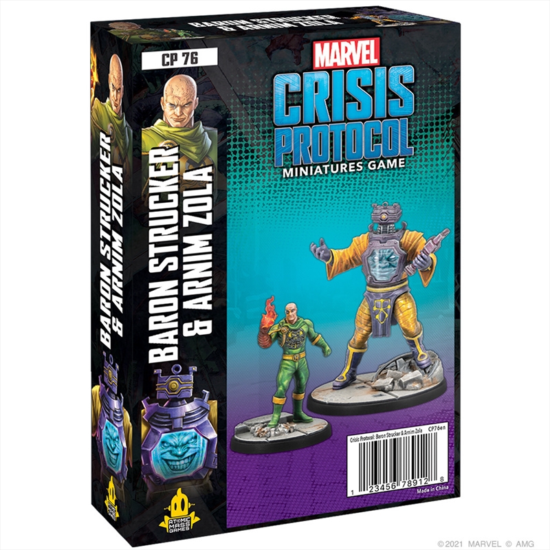Marvel Crisis Protocol Baron Von Strucker & Arnim Zola/Product Detail/Board Games