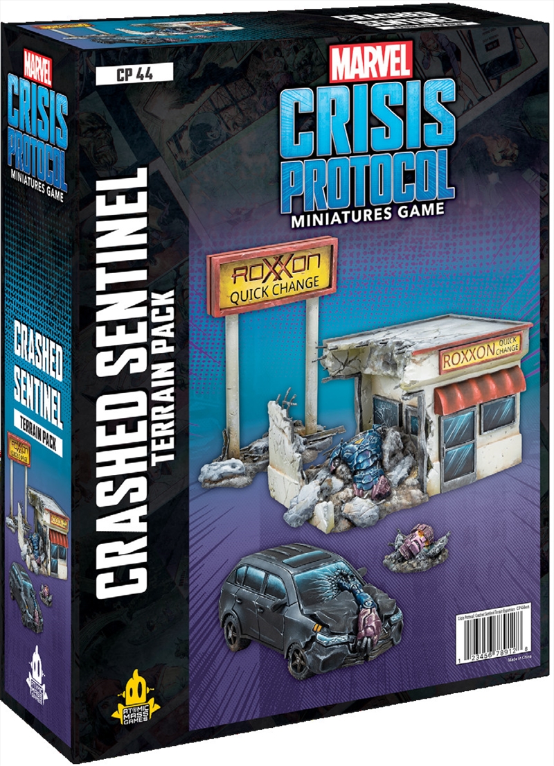 Marvel Crisis Protocol Crashed Sentinel Terrain Pack/Product Detail/Board Games