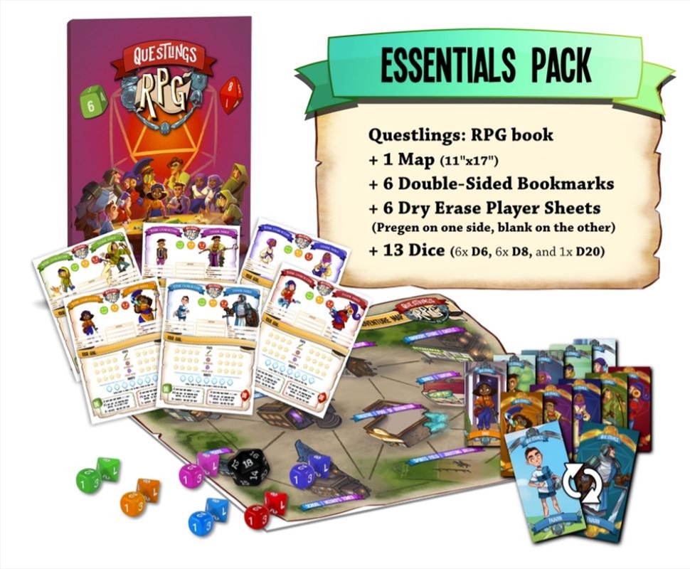 Questlings RPG Essentials Pack/Product Detail/Board Games