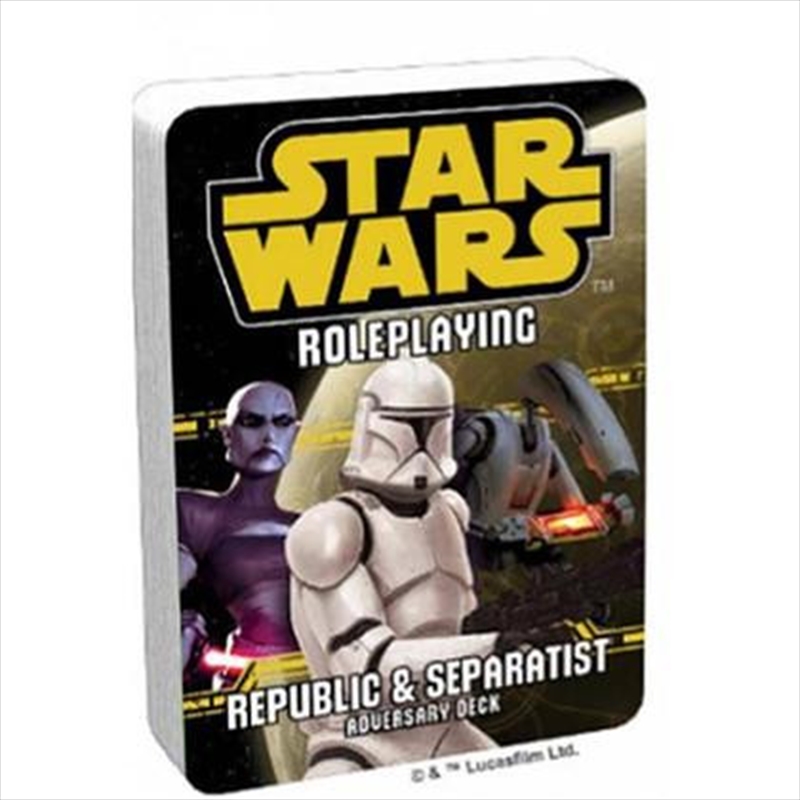 Star Wars RPG Republic and Separatist Adversary Deck/Product Detail/Board Games