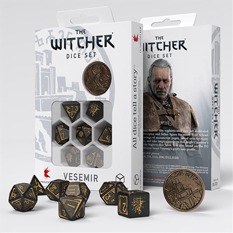 Witcher Dice Set Vesemir The Sword Master/Product Detail/Dice Games