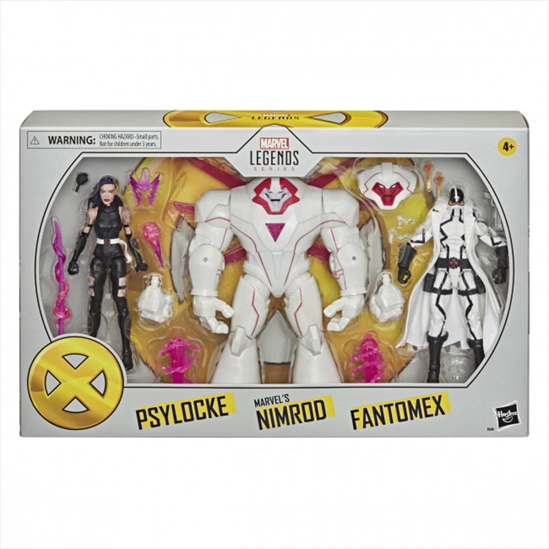 Marvel Legends Series: X-Men Premium - Psylocke, Marvel's Nimrod, and Fantomex Action Figure 3-Pack/Product Detail/Figurines