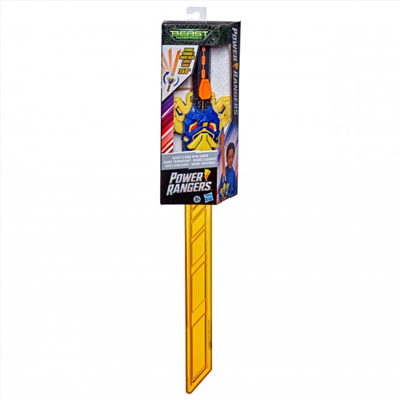 Power Rangers Beast Morphers Beast-X King Spin Saber Toy Roleplay Sword/Product Detail/Toys