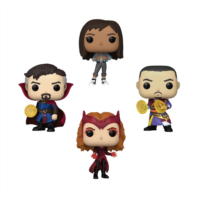 Doctor Strange 2: Multiverse of Madness - US Exclusive Pop! 4-Pack [RS]/Product Detail/Movies