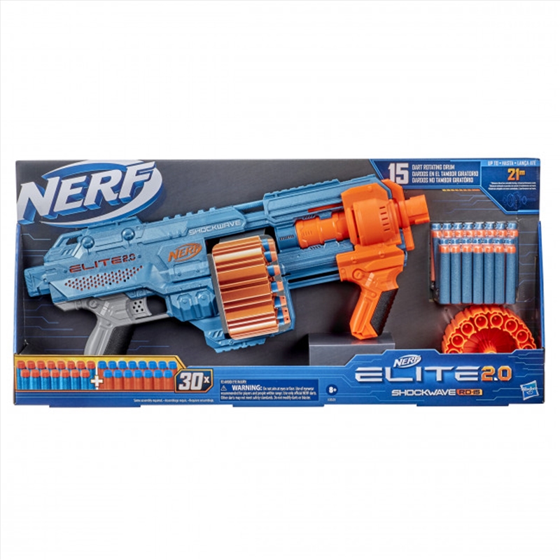 Nerf Elite 2.0: Shockwave RD-15 Blaster/Product Detail/Toys
