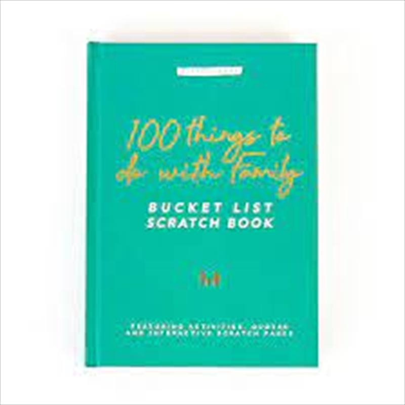 100 Things To Do With Family Bucket List Scratch Book/Product Detail/Card Games