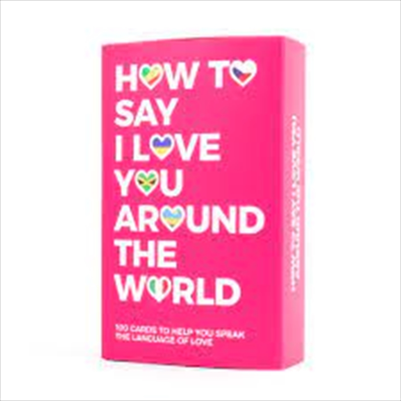 How To Say I Love You Around The World/Product Detail/Card Games