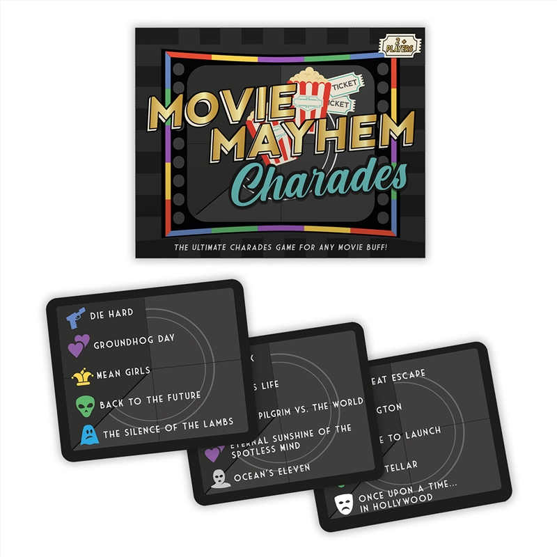 Movie Mayhem Charades/Product Detail/Card Games