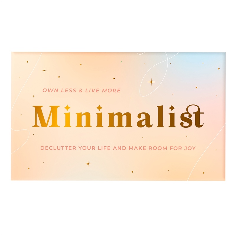 Own Less & Live More Minimalist Cards/Product Detail/Card Games
