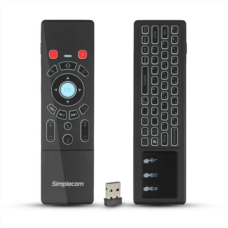 Simplecom Rechargeable 2.4GHz Wireless Remote Air Mouse Keyboard with Touch Pad and Backlight/Product Detail/Cables