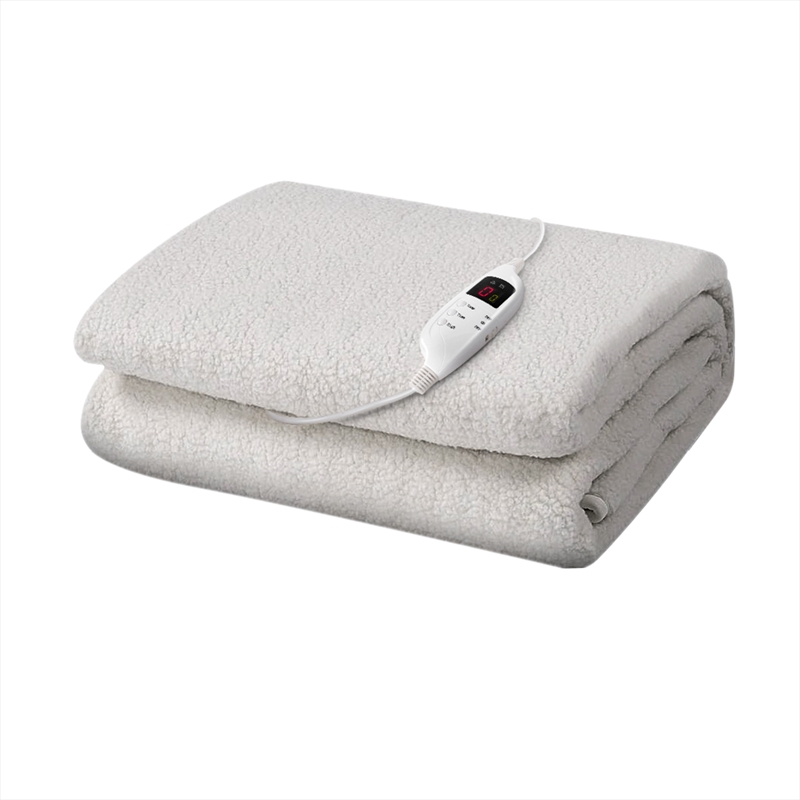 Buy Giselle Bedding Single Size Electric Blanket Fleece Online Sanity