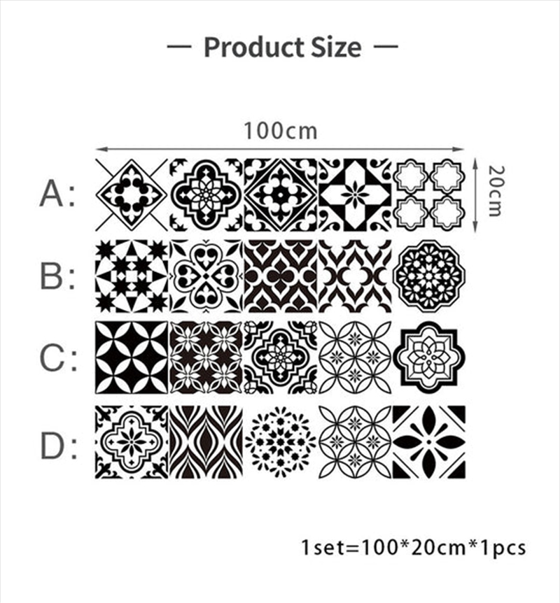 Buy Nordic Wall Sticker Bathroom Waterproof Selfadhesive Tile Sticker