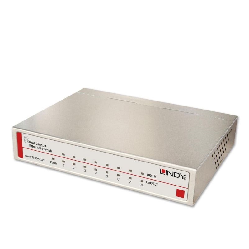 Lindy 8 Port Gigabit Ethernet Switch/Product Detail/Cables