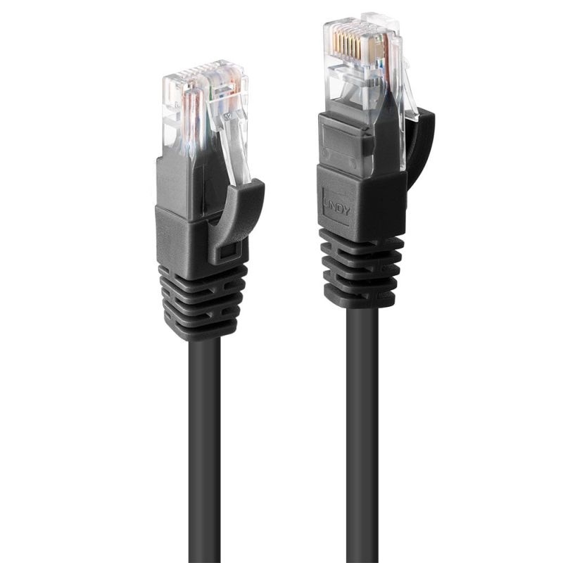 Lindy 2m Cat6 Utp Cable Black/Product Detail/Cables