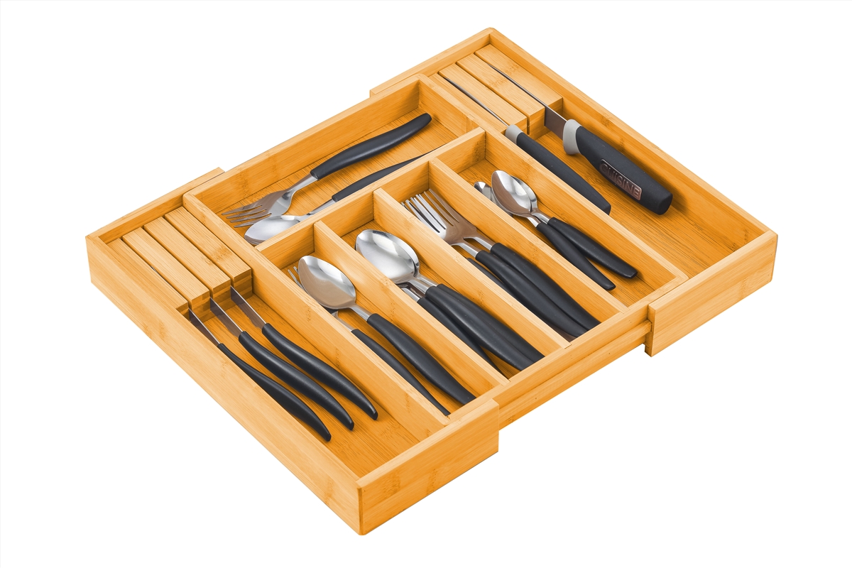 Large Capacity Bamboo Expandable Drawer Organizer/Product Detail/Decor