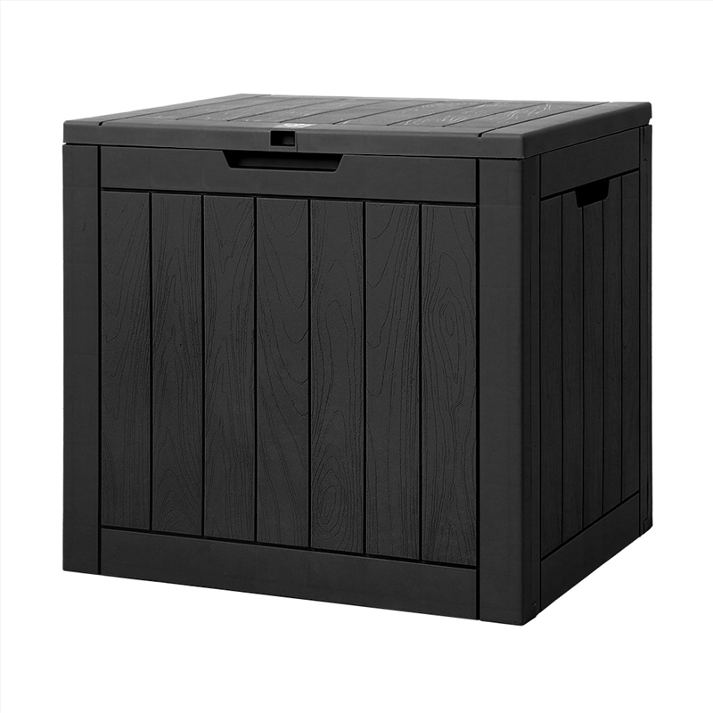 Gardeon 118L Outdoor Storage Box Black/Product Detail/Decor
