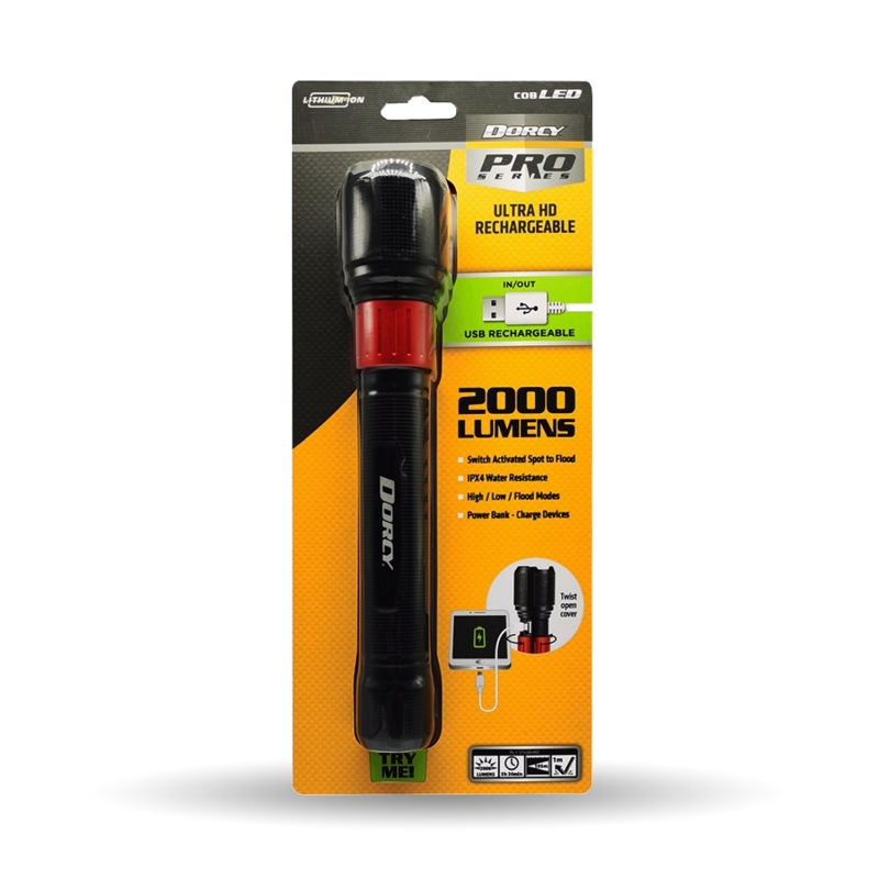 Dorcy 2000 Lumens Flashlight/Product Detail/Portable