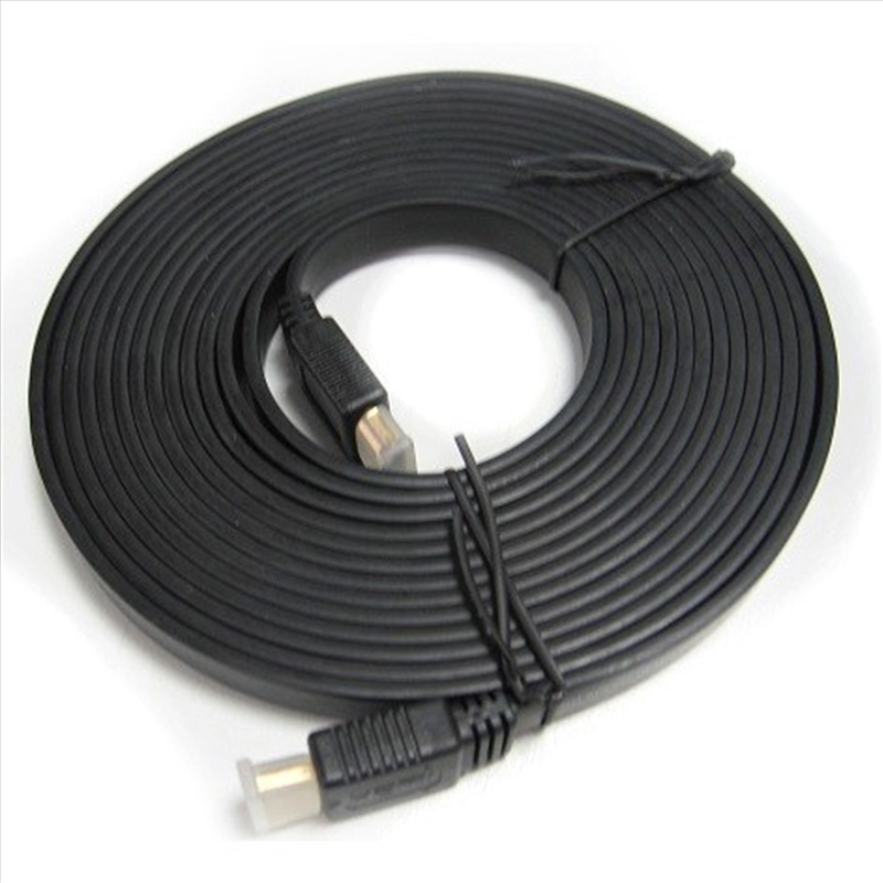 8Ware Flat HDMI Cable 2m V1.4 19 Pin 3D 1080p Full HD High Speed with Ethernet/Product Detail/Cables