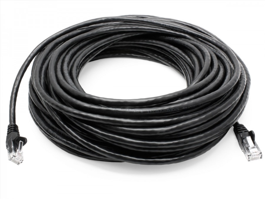 8WARE Cat6a UTP Ethernet Cable 50m Snagless Black/Product Detail/Cables