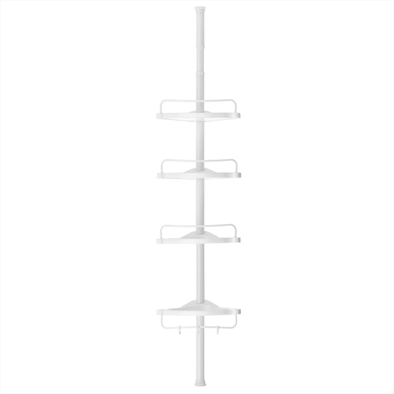 Buy Songmics Adjustable Bathroom Corner Shelf with 4 Trays White Online
