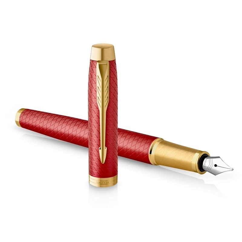 Parker IM Premium Fountain Pen Matte Red with Gold Trim/Product Detail/Pens, Markers & Highlighters