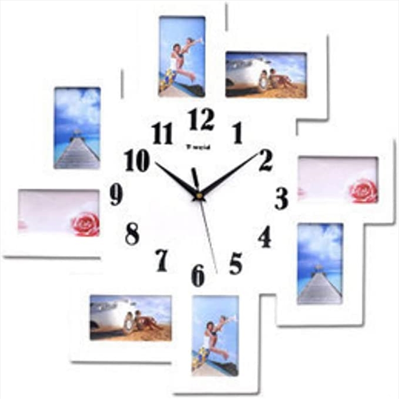 Multi Photo Frame Modern Wall/Product Detail/Clocks
