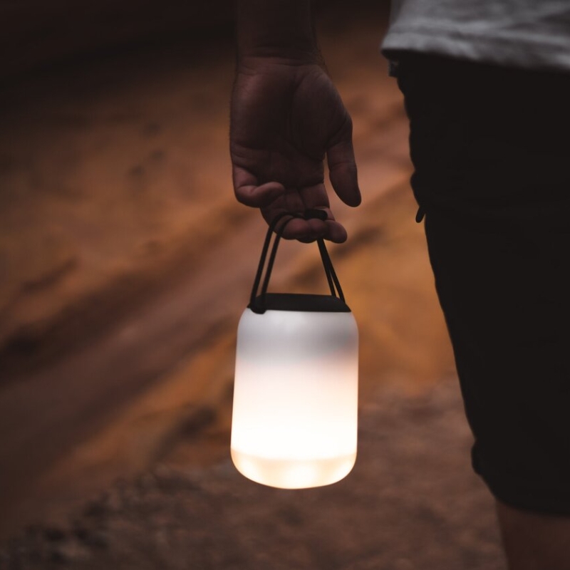 Lander Boulder Lantern Black/Product Detail/Portable