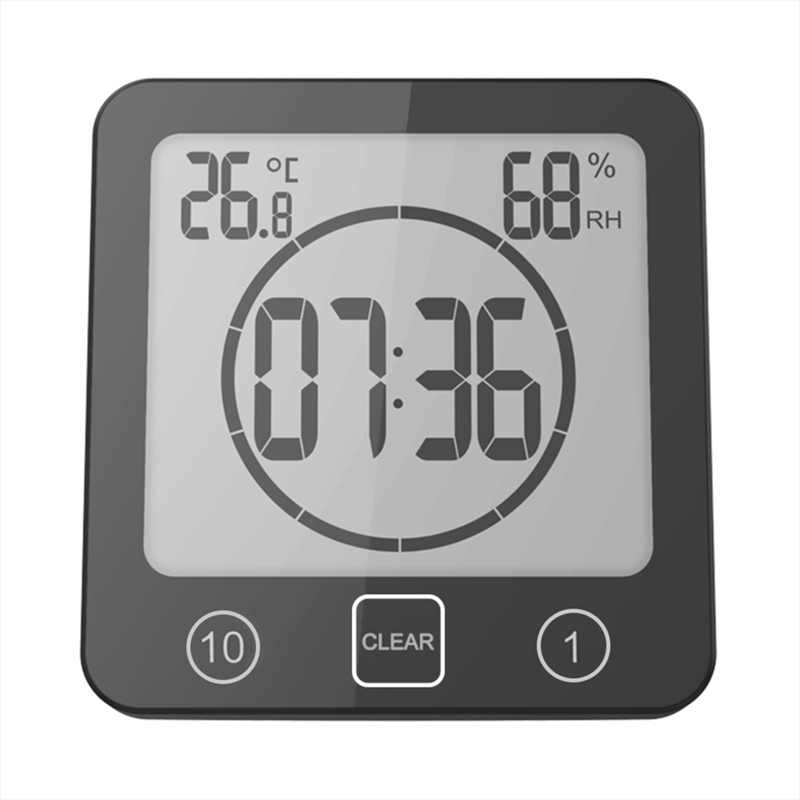 Gominimo Shower Clock Timer Black/Product Detail/Clocks