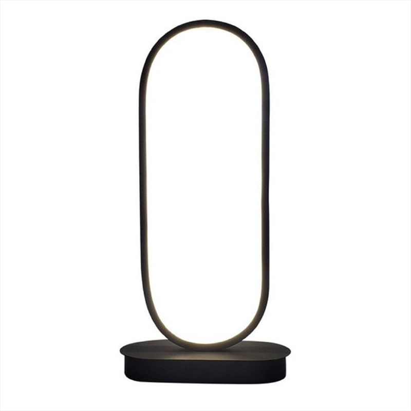 Gominimo Led Aluminium Desk Night Lamp Oval Shape (Black)/Product Detail/Table Lamps
