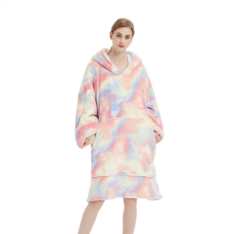 Gominimo Hoodie Blanket Adult Tie-Dyed Beige/Product Detail/Manchester