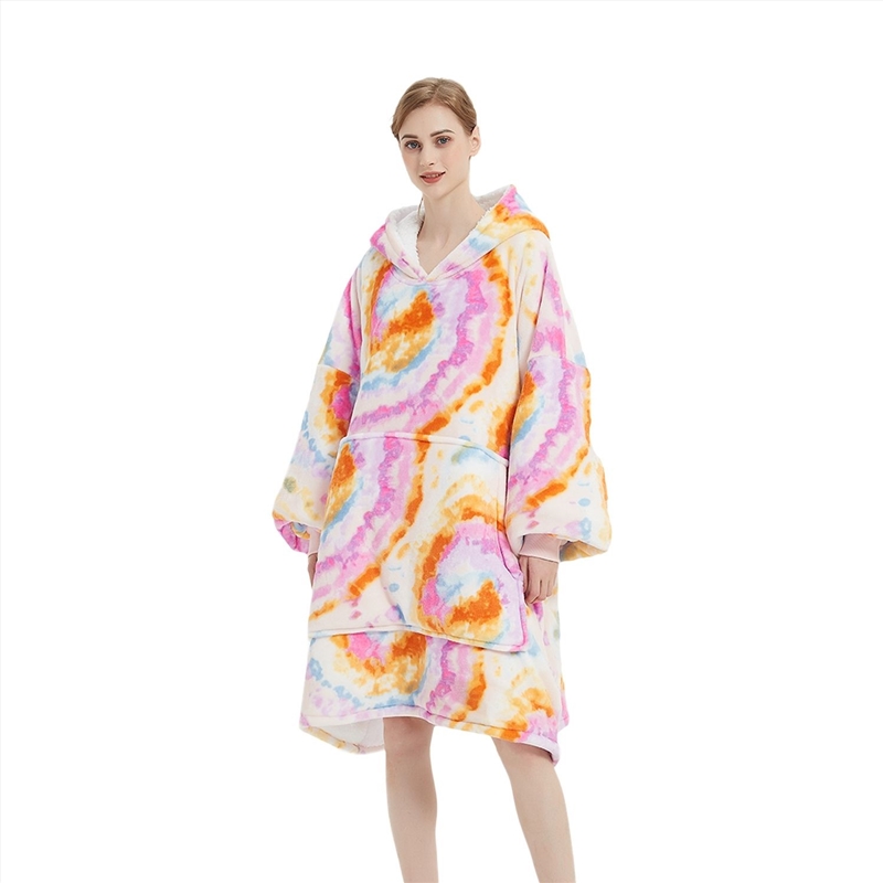 Gominimo Hoodie Blanket Adult Tie-Dyed Orange/Product Detail/Manchester