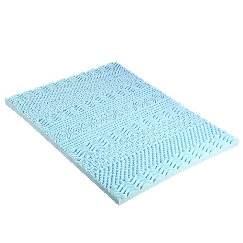 Giselle Bedding Memory Foam Mattress Topper Cool Gel 8cm Single