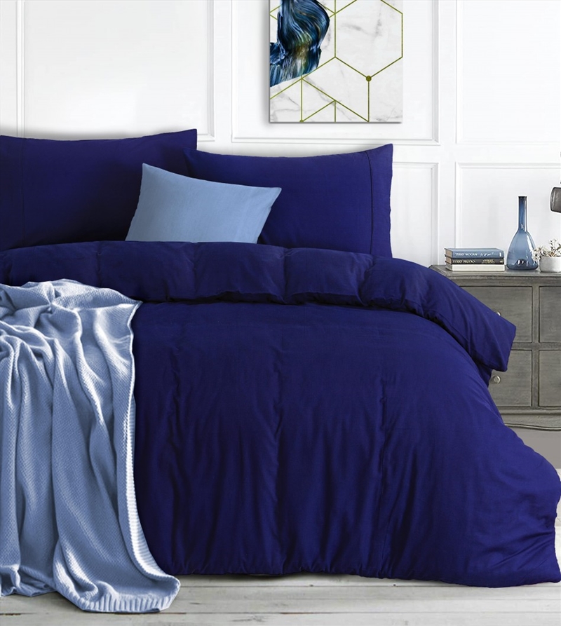 Elan Linen 100% Cotton Quilted Fully Fitted 50cm Deep Double Size Waterproof Mattress Protector main image 1