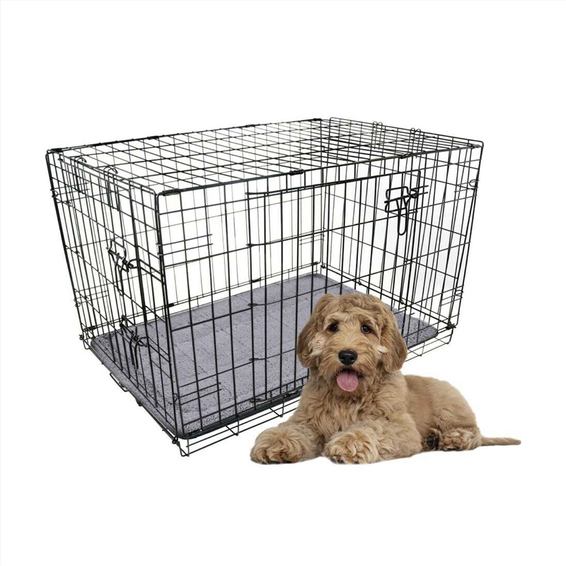 Buy Dog Wire Crate Deluxe Bed Small Pet Portable Online | Sanity