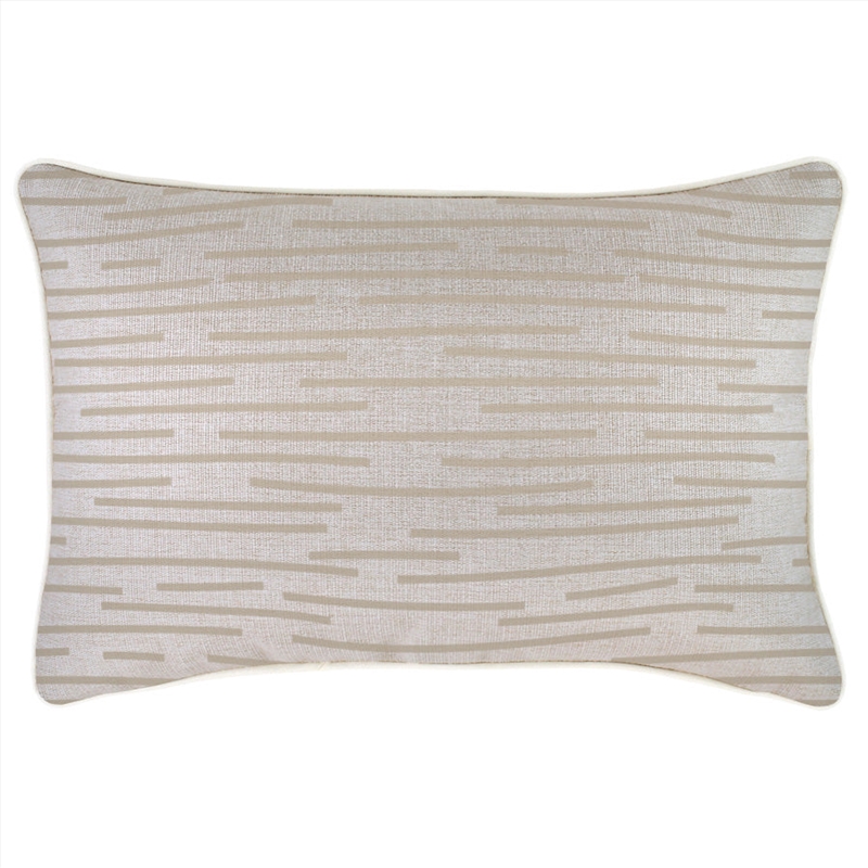 Cushion Cover-With Piping-Earth-Lines-Beige-35cm x 50cm/Product Detail/Manchester