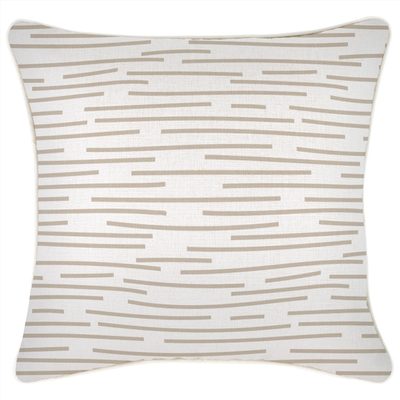 Cushion Cover-With Piping-Earth-Lines-Beige-45cm x 45cm/Product Detail/Manchester