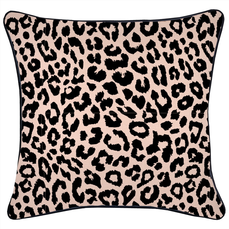 Cushion Cover-With Black Piping-Jungle Peach-45cm x 45cm/Product Detail/Manchester