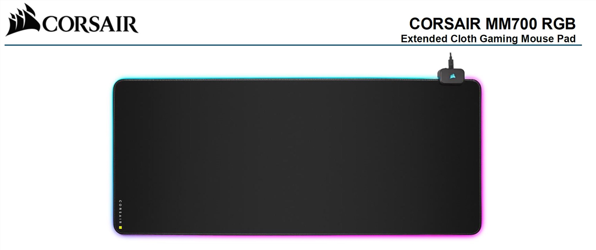 Buy Corsair MM700 RGB Extended Cloth Gaming Mouse Pad Online Sanity