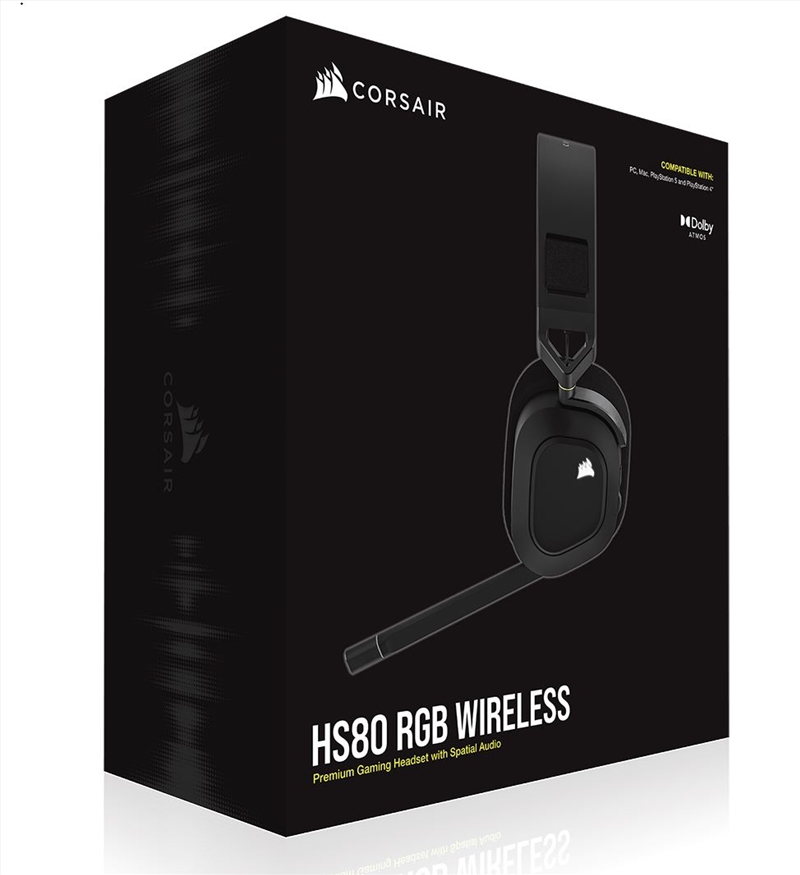 Corsair HS80 RGB USB Premium Gaming Headset with Spatial Audio - Carbon/Product Detail/Computer Accessories