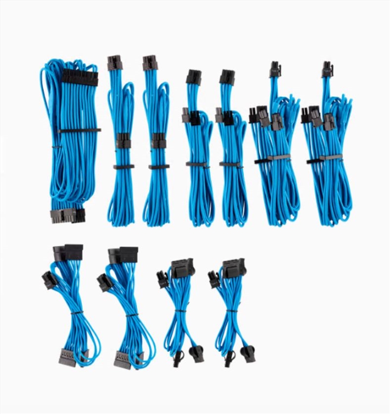 Corsair Corsair Psu Premium Individually Sleeved DC Cable Pro Kit Blue/Product Detail/Computer Accessories