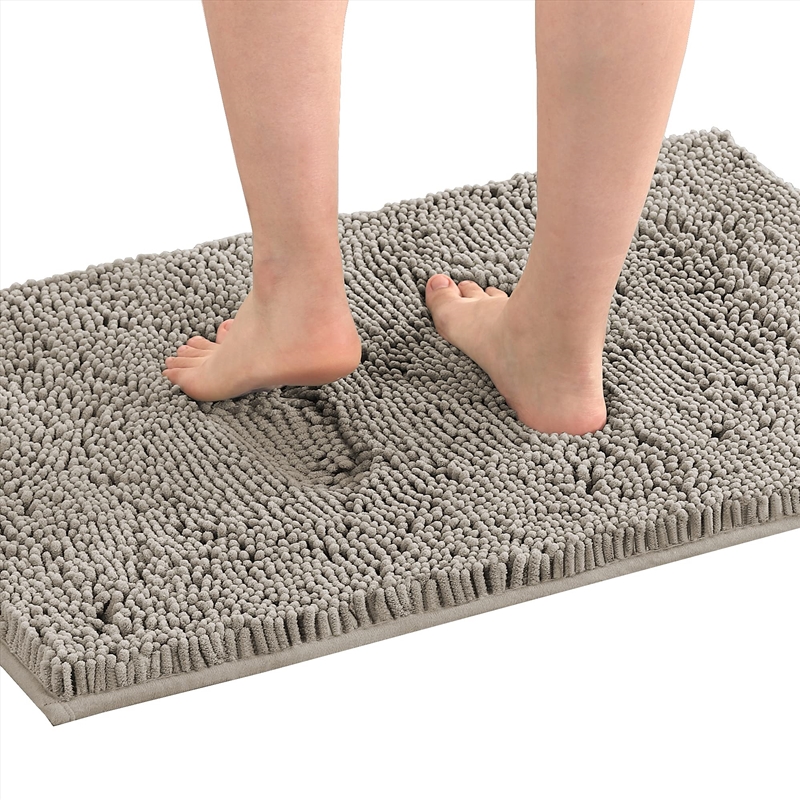Bath Mat Extra Soft Absorbent Non Slip Quick Dry Grey/Product Detail/Homewares