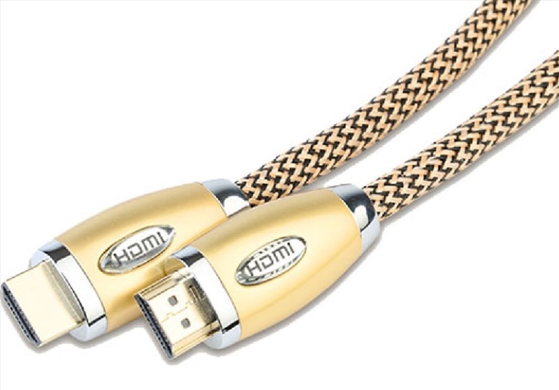 Astrotek Premium HDMI Cable - 19-Pin Male/Male, 30AWG, OD 6.0mm, With Nylon Jacket, Gold, Metal, 5M/Product Detail/Cables