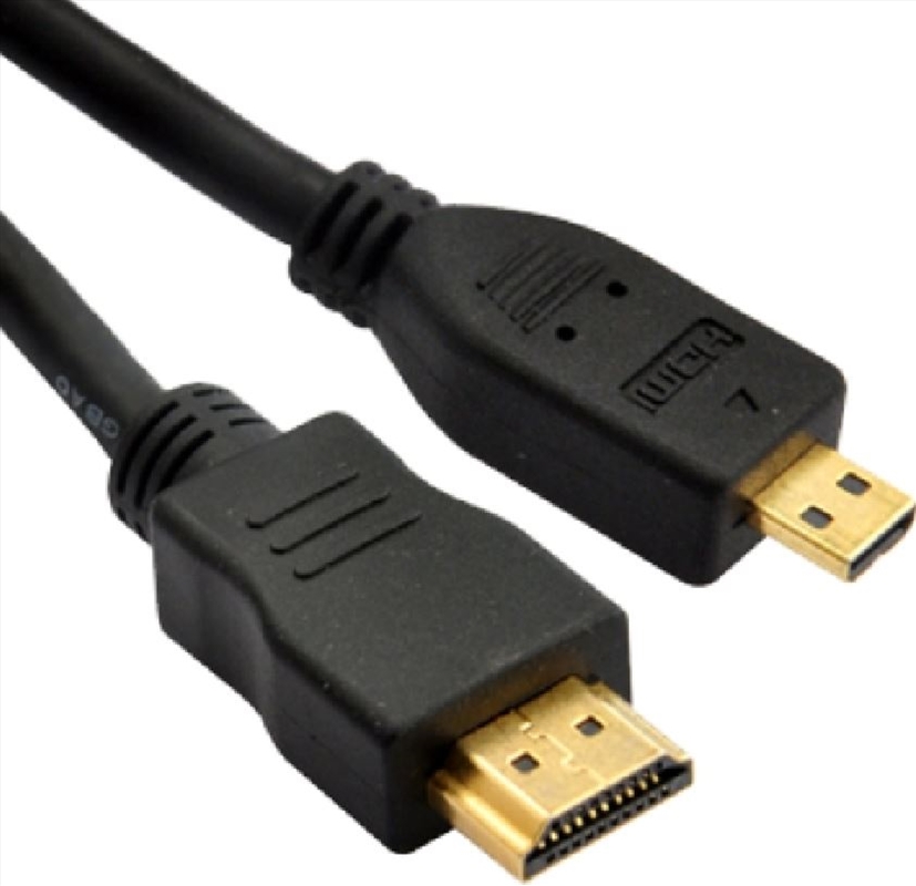 Astrotek HDMI Male to Micro Male Cable - V1.4, High Speed With Ethernet - 3M/Product Detail/Cables