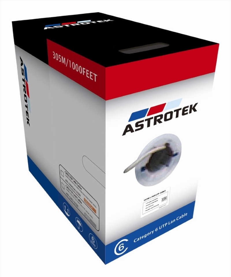 Astrotek CAT6 UTP Cable Roll - 305m, Orange/Product Detail/Cables