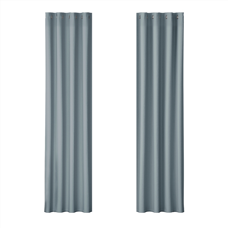 Artiss 2X Blockout Curtains Blackout Window Curtain Eyelet 140x230cm Grey/Product Detail/Manchester